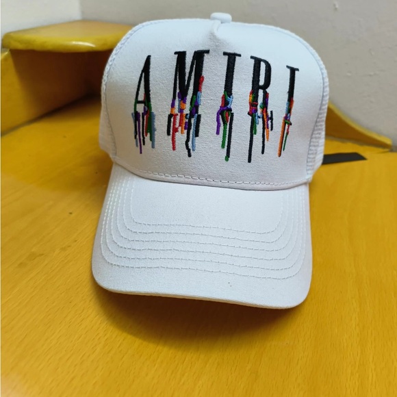 AMIRI White Hat with Multicolor Logo - Picture 2 of 11